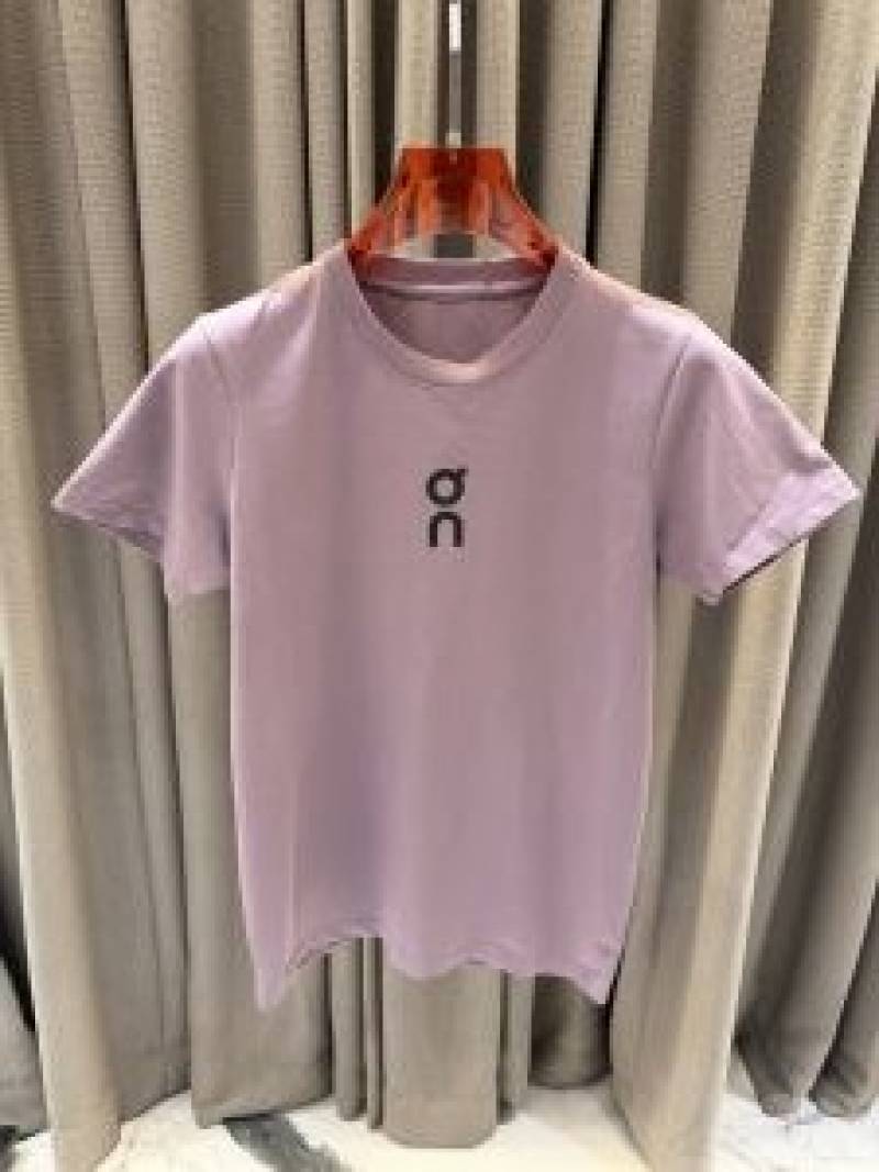 On Cloud Purple Premium Round Neck Tshirt