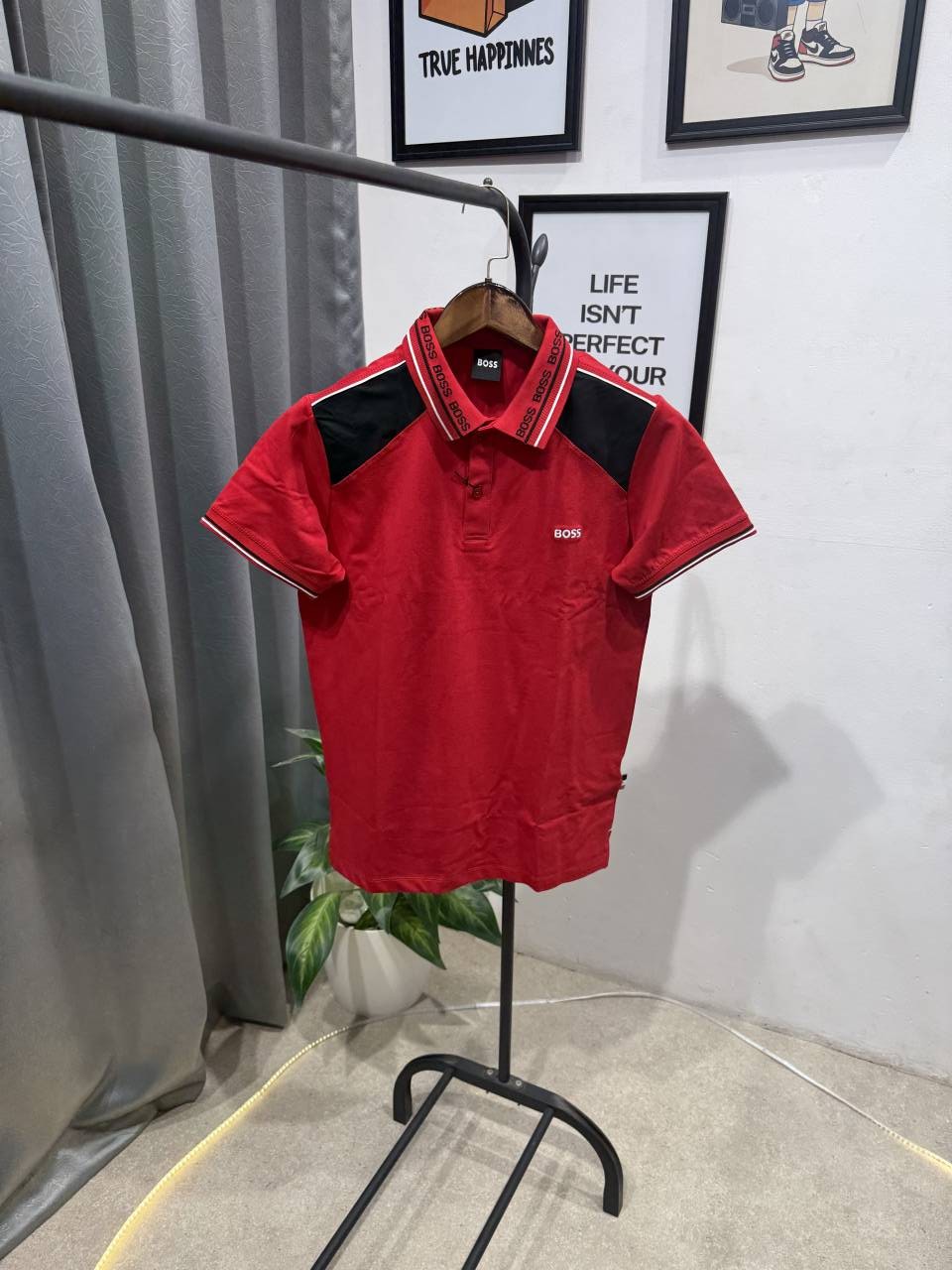 Hugo bos box pack imported polo tshirt red