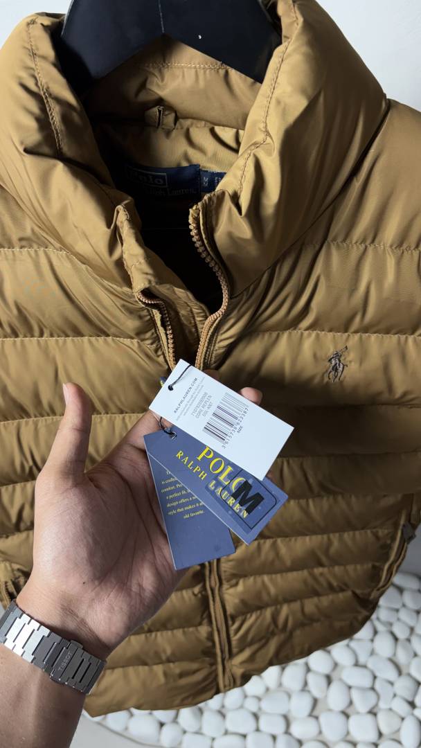 Ralp_ Polo  laure_n quilted puffer jacket tan 1011