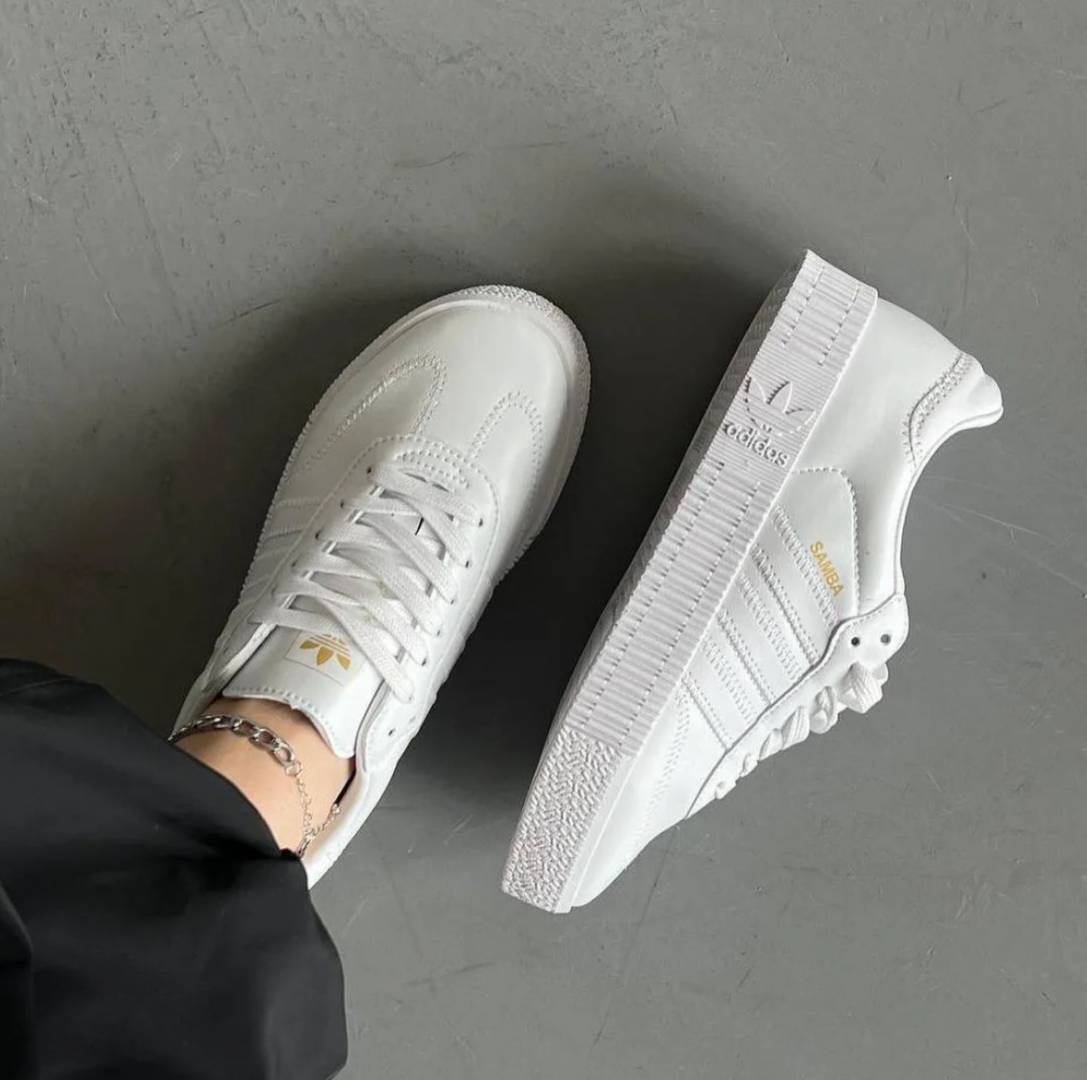 Adiddas Samba Platform Triple White
