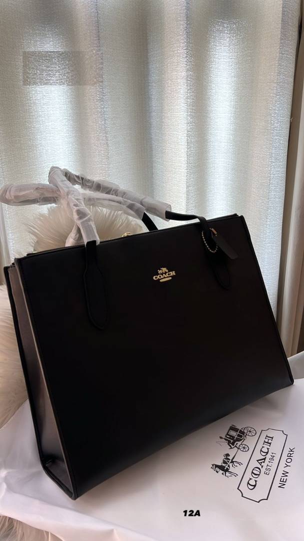 Coach_Nina_Carryall_Premium_Tote_Bag_With_OG_Box_&_Dust_Bag_(Black-808) video