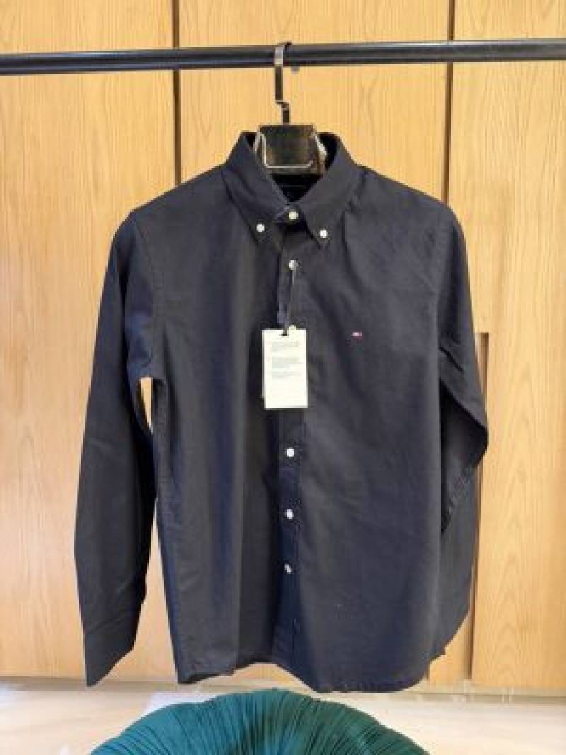 TOM-Y HILFIGER IMPORTED STORE ARTICLE SHIRT  LINEN FABRIC