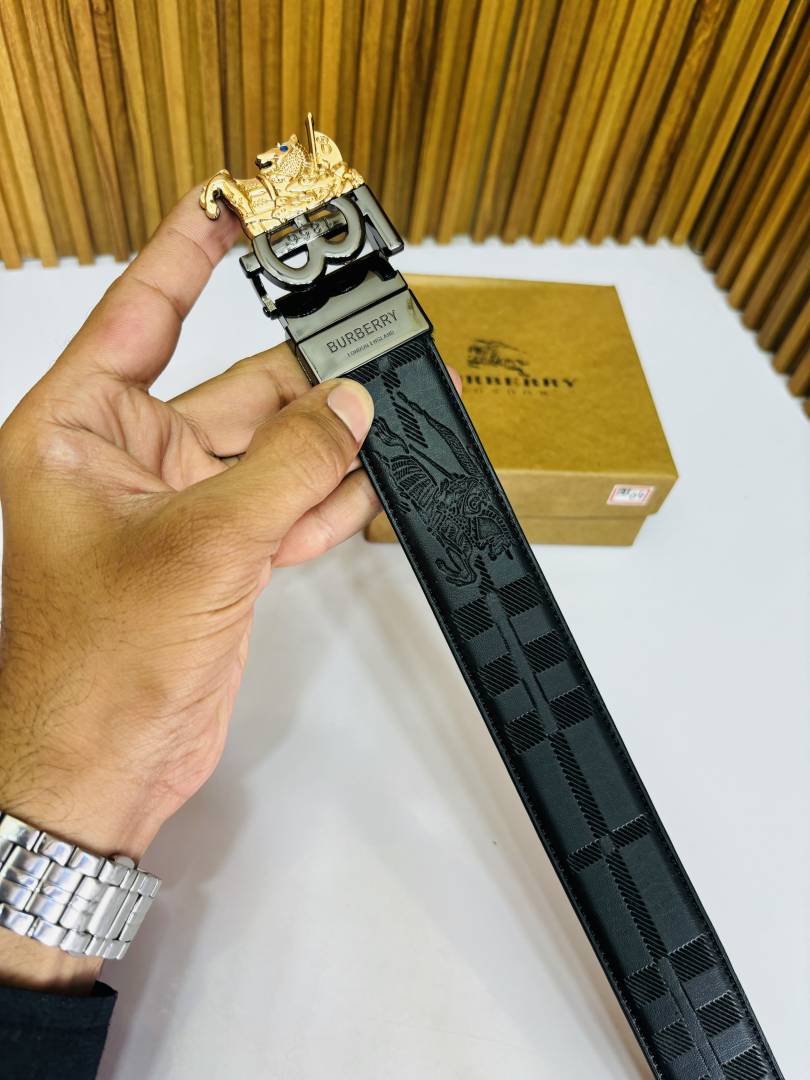 04 BURBERY PREMIUM QUALITY REVERSIBLE BELT