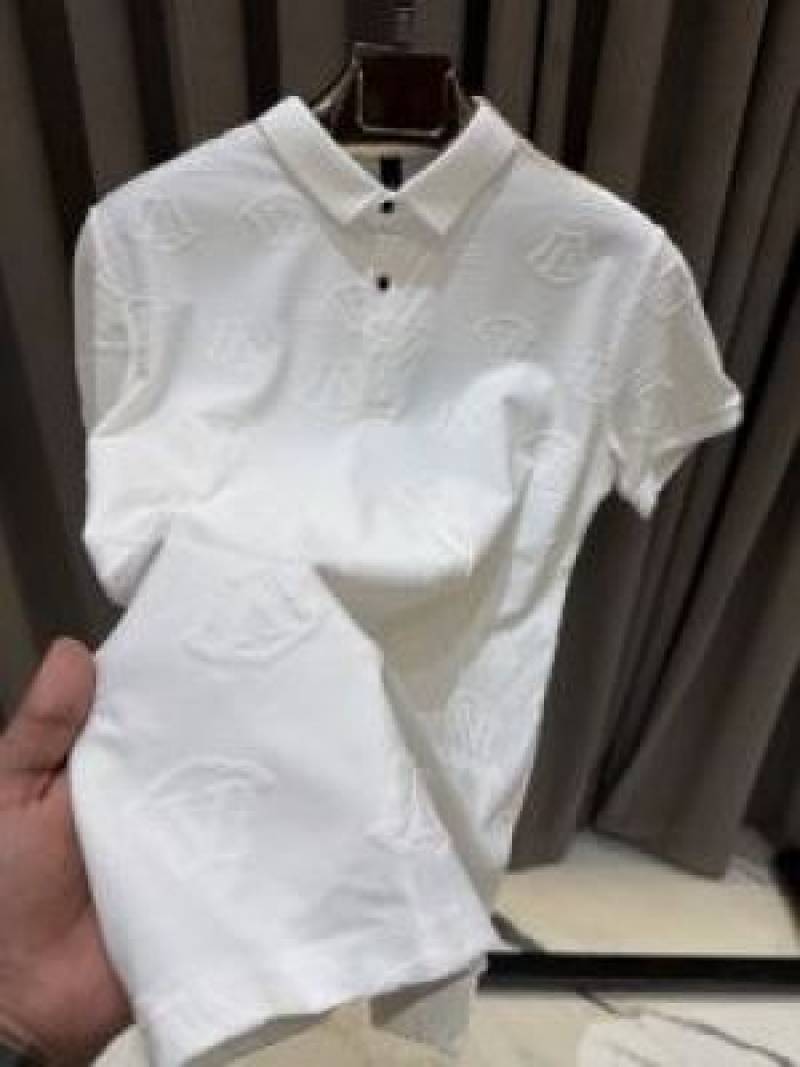 Versac_e Monogram Imported Polo White