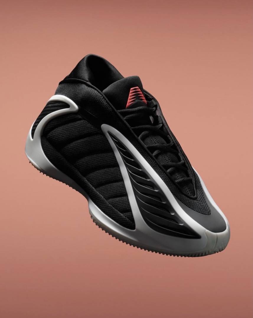 Adiddas anthony edwards 2 core black zero metallic red