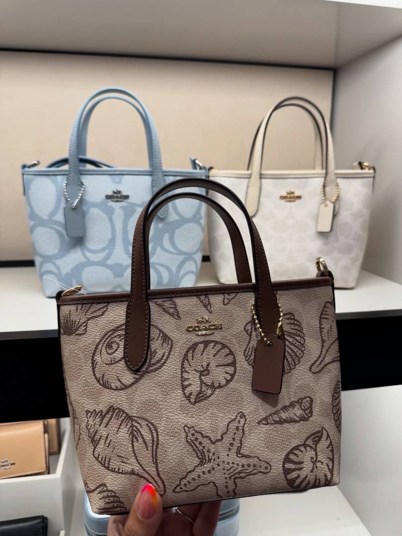 Coach_City_Tote_Mini_ShellEdition_With_OriginalBox_DustCover_Highend