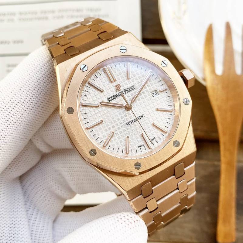 Audemar piguet royal Oak Quartz Copper-White