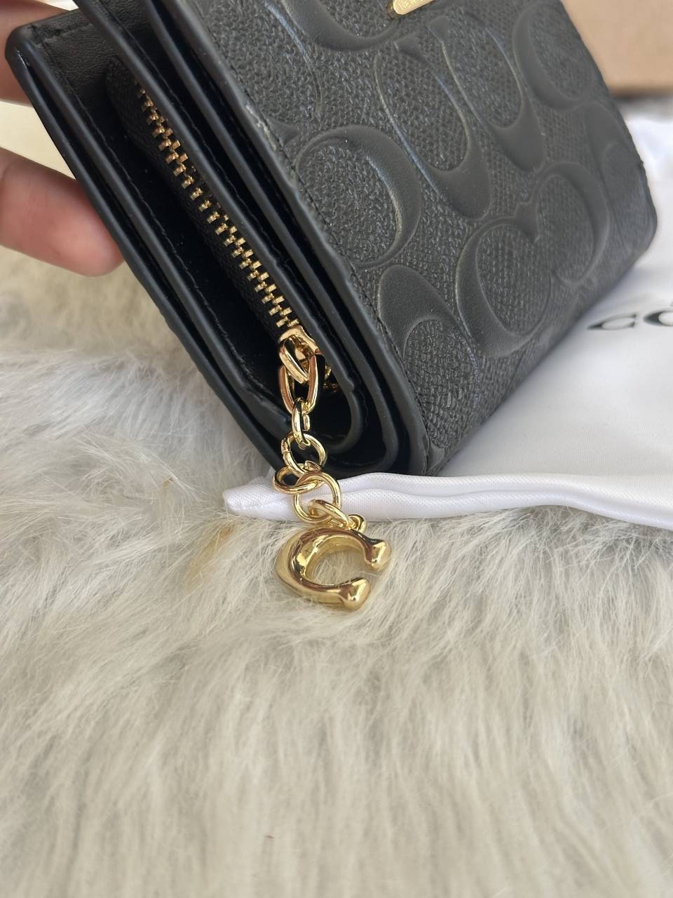 Coach_Snap_Wallet_Black_Edition_Coded_With_OriginalBox_DustCover_Tags
