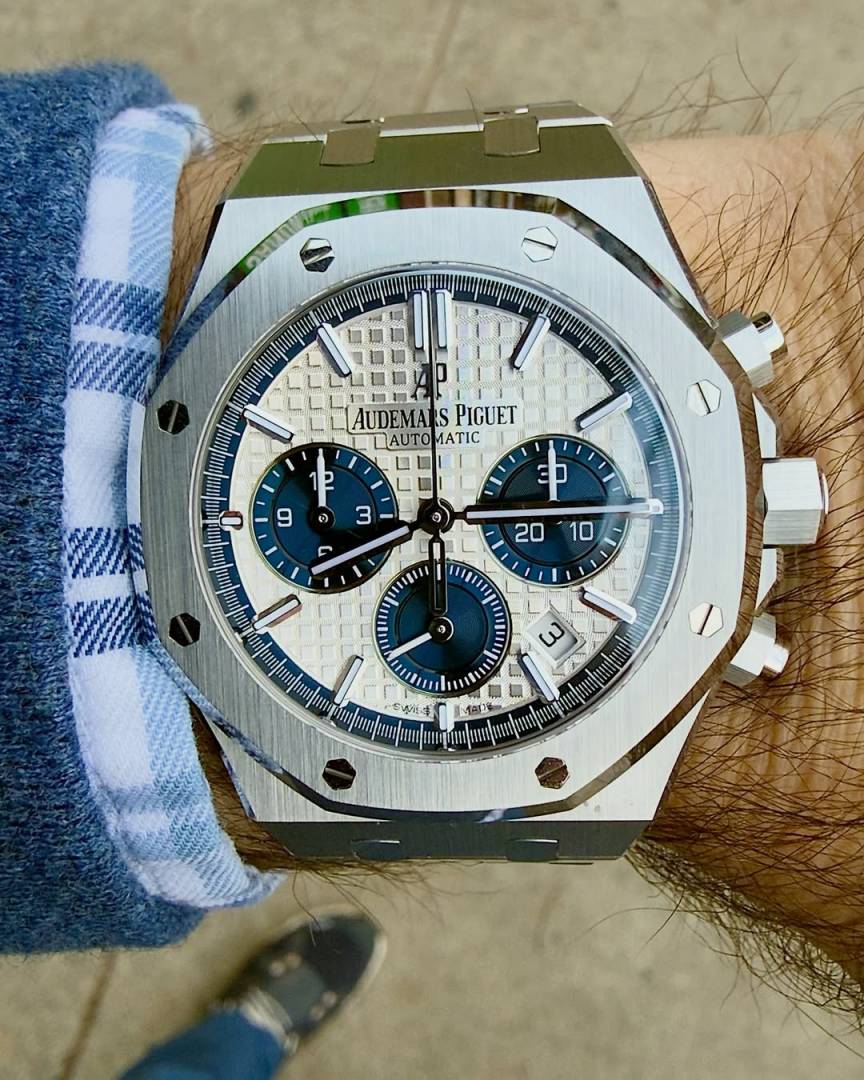 Audemar piguet Royal Oak blue Chronograph
