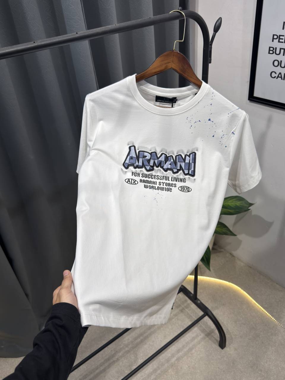 Armaa ni exchange turkey imported round neck tshirt white