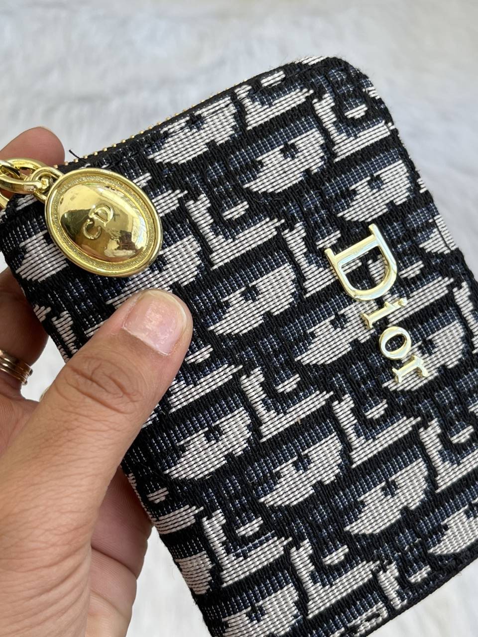 Diyor_104_Black_Mini_Zippy_Wallet_With_OriginalBox