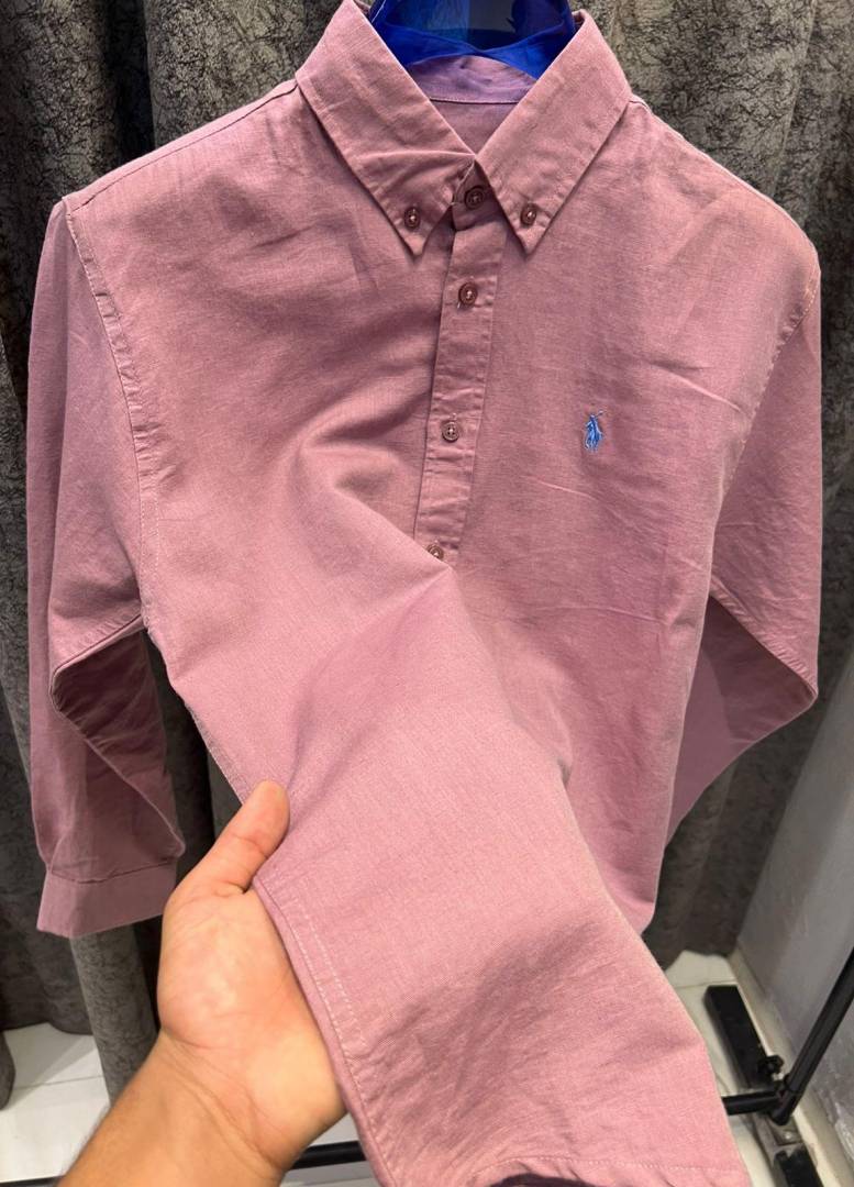 RALP- L-AUREN P-OLO IMPORTED STORE ARTICLE SHIRT leelan fabric