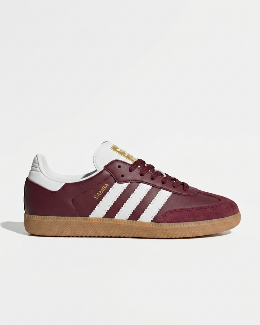 ADIDDAS SAMBA MAROON MENS FIX