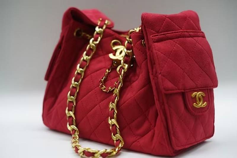 Channel Classic Hobo Premium Handbag Bag With OG Box & Dust Bag (Red - 1159)