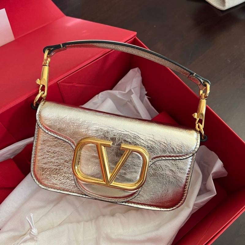Valentino_V_Lock_Silver_Small_Shoulder_Bag_With_Original_Box