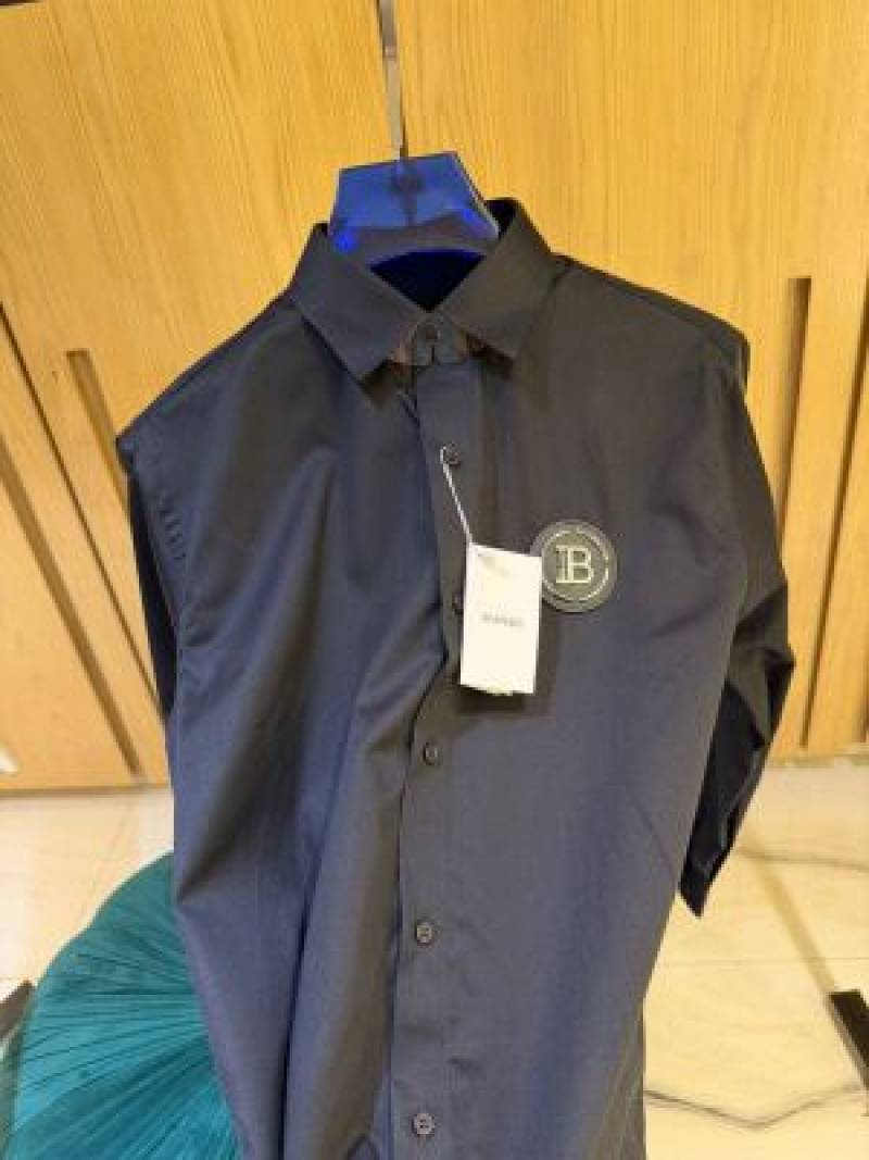 BALMAN IMPORTED STORE ARTICLE SHIRT BLACK