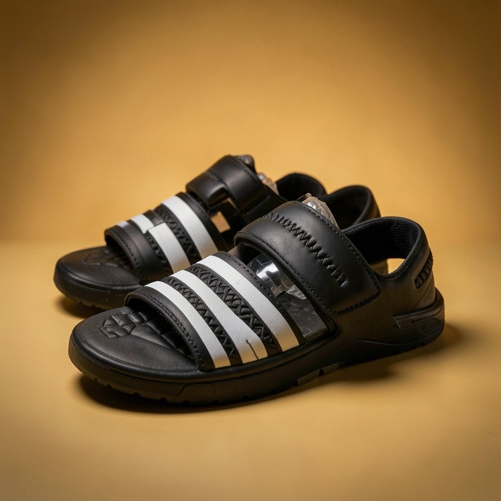 Adiddas Duramo SL All Black Premium Sandal