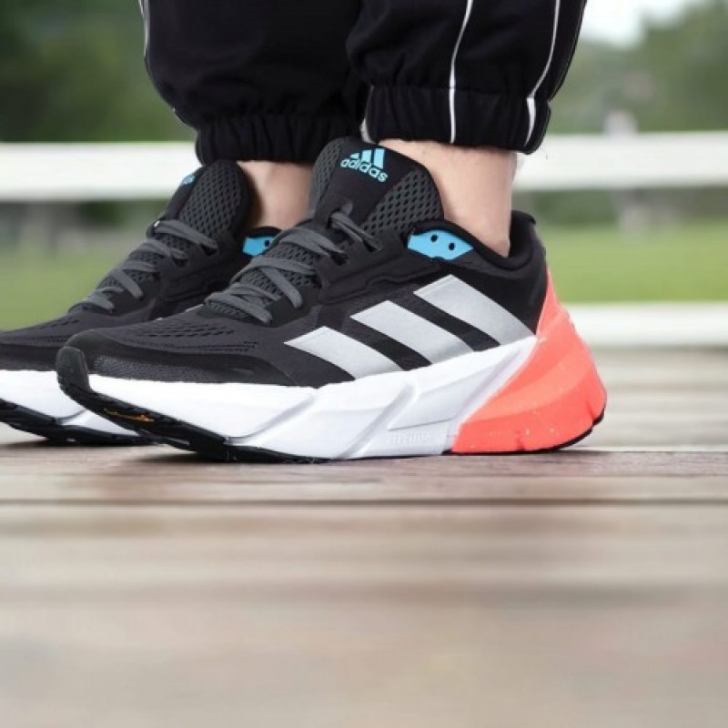 Adiddas adistar running shoes black white red