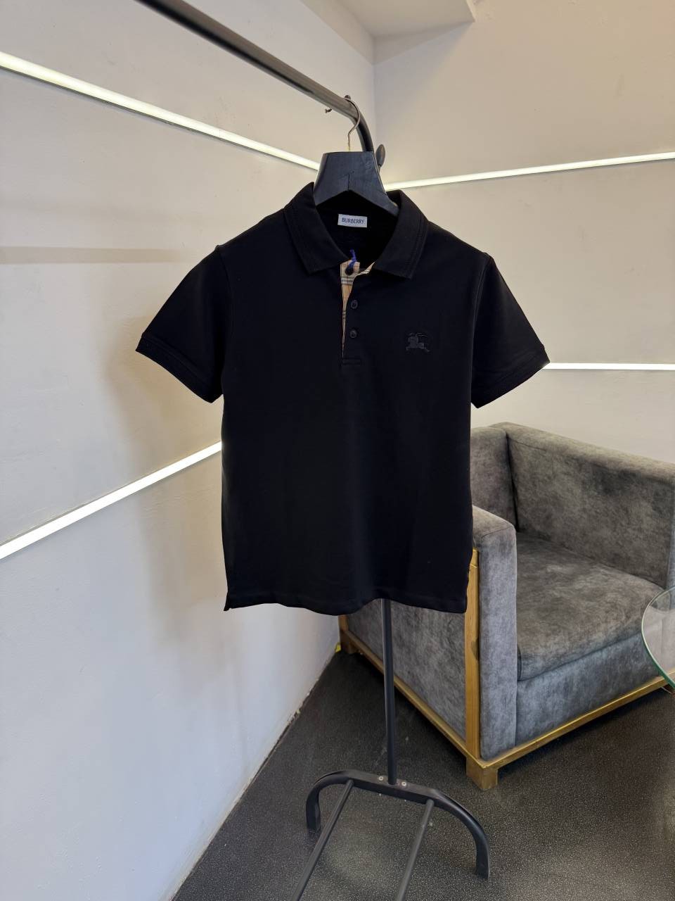 Burbery imported polo tshirt black