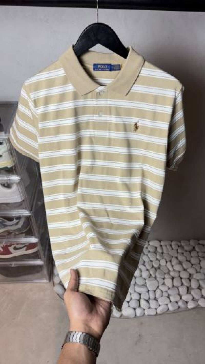 Ralp_ Laure_n Premium Striped Polo T-Shirt with OG Packaging 1348. Sales offer VS1000