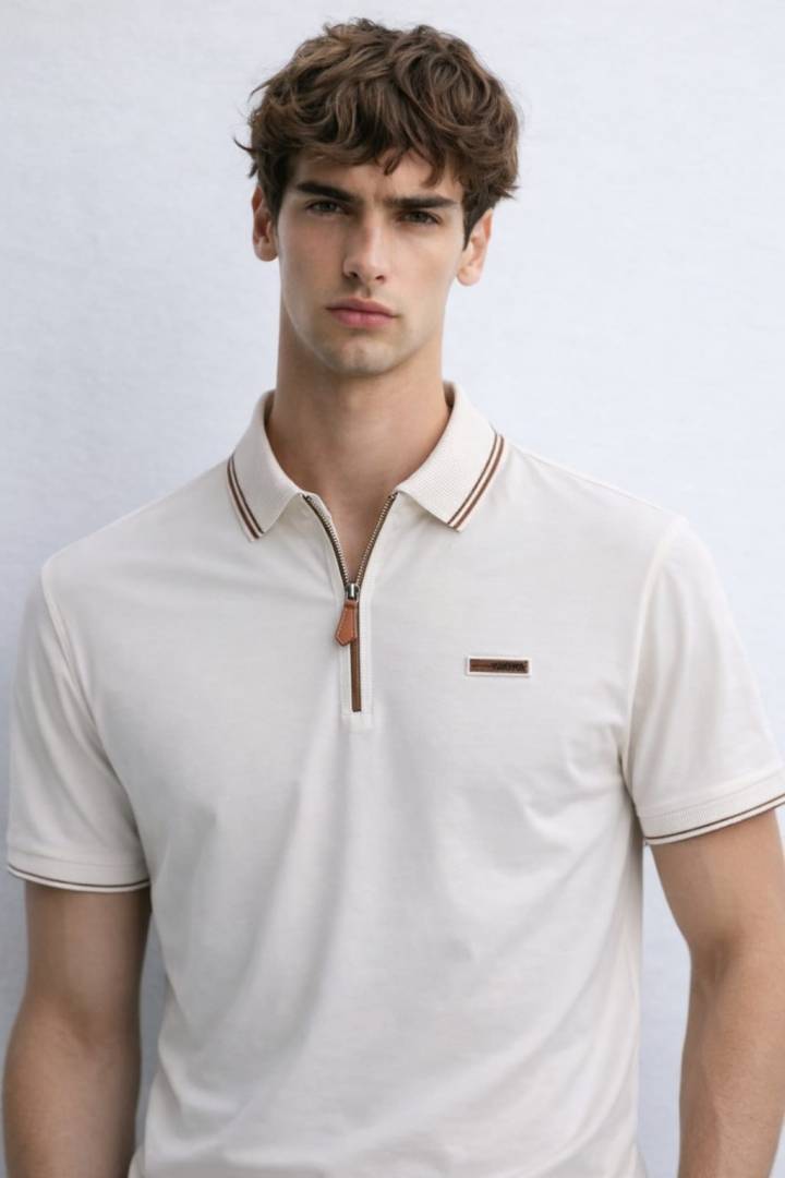 ZEGNA IMPORTED STORE ARTICLE POLO T-SHIRT