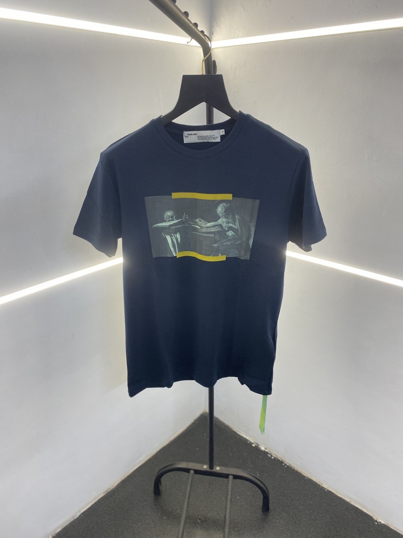 Of white navy graphics over size imported tshirt sale