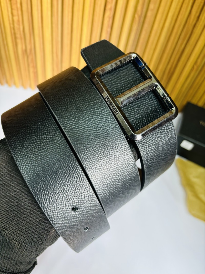08 TOM FORR BLACK PREMIUM QUALITY REVERSIBLE BELT WITH BOX