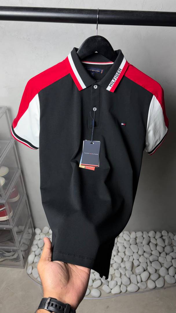 Premium tommy hilfiiger Polo T Shirt with OG box Packaging 2202