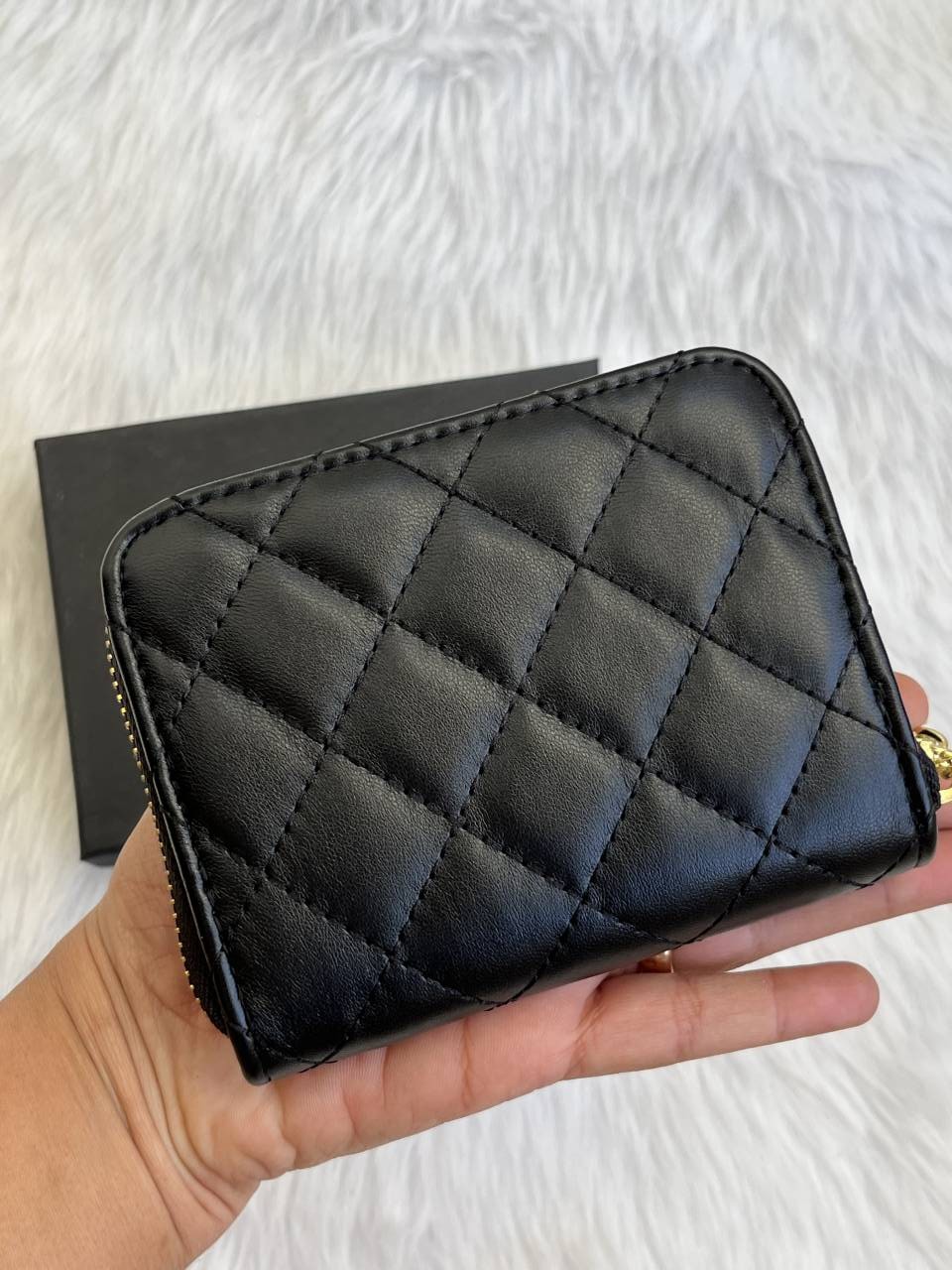 Chennel_102_Black_Mini_Zippy_Wallet_With_OriginalBox