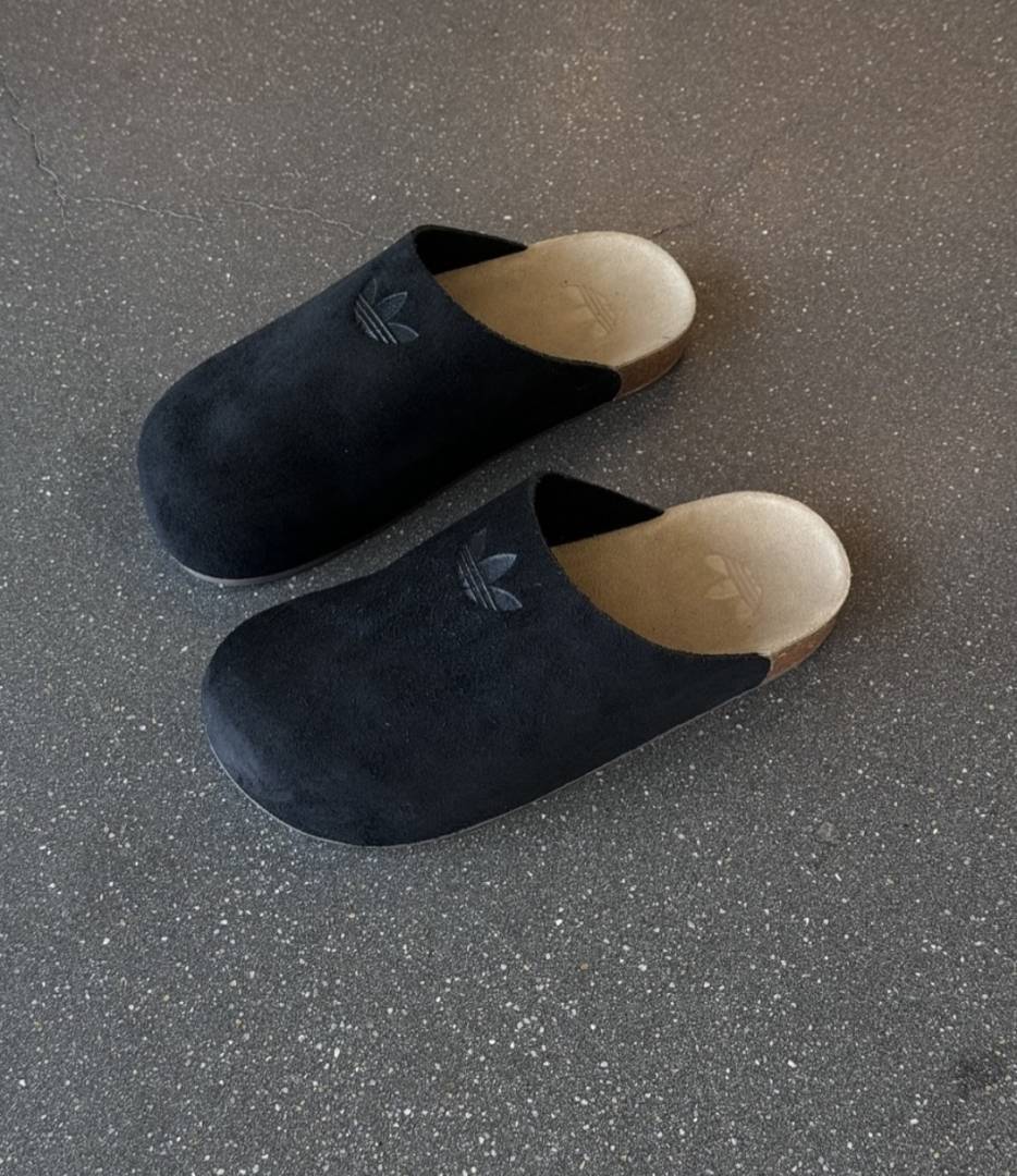 Adiddas Adimule Slide Black Suede