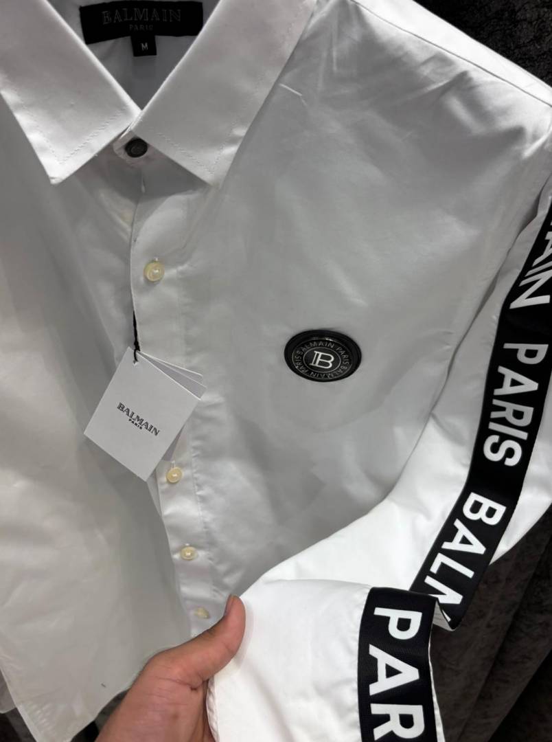 BALMAN IMPORTED STORE ARTICLE SHIRT WHITE