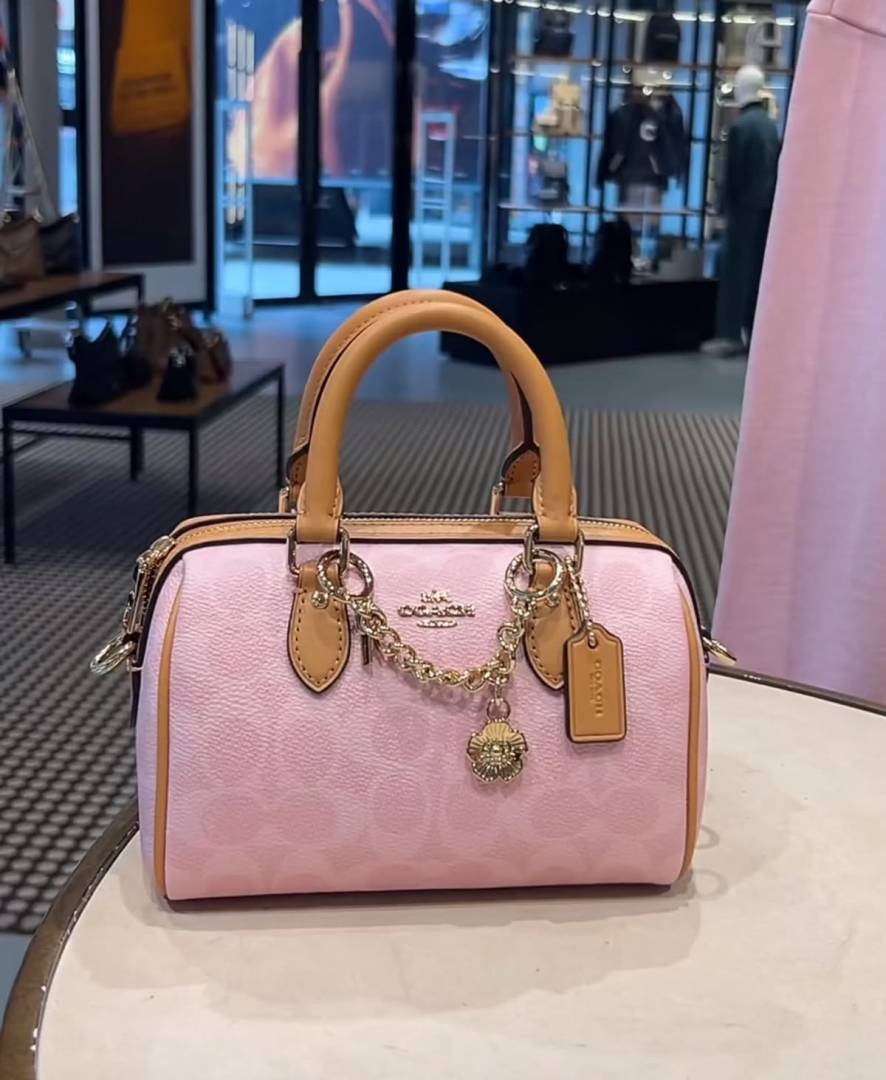 Coacch CB NWT Mini Rowan Pink Edition Crossbody With OriginalBox CarryBag & DustCover