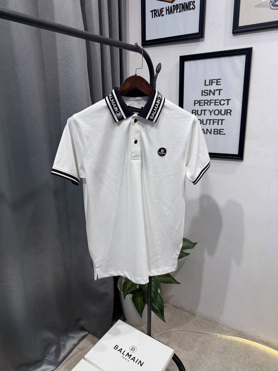 Balman imported box pack polo tshirt white