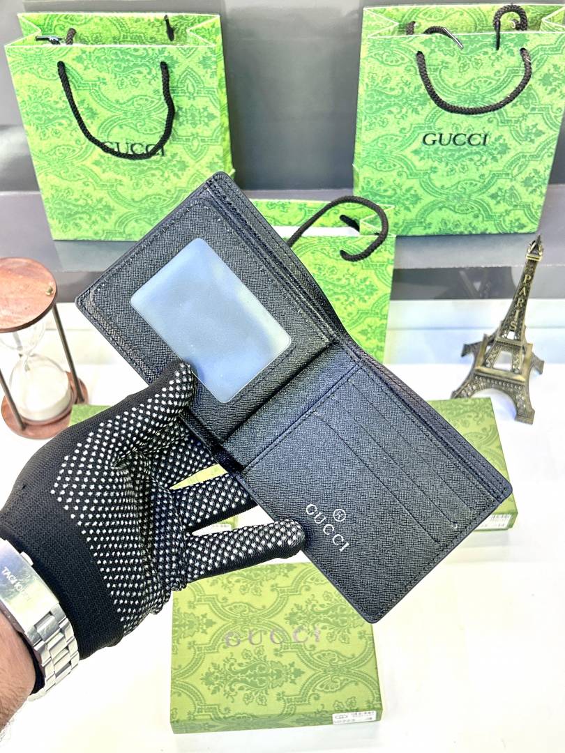 Guchi Wallet New Black Premium Quality Fa 58