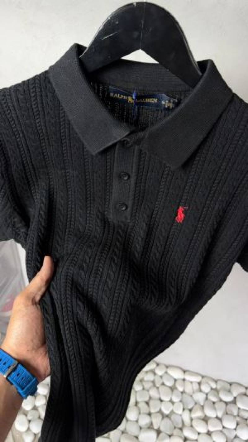 Ralp_ Lauren Premium Knit Polo T-Shirt 2019