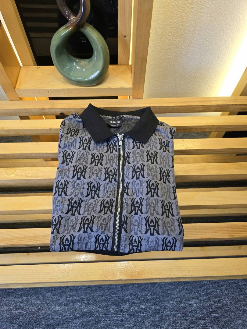 Ameeri Zip Long Top Black SB83-BK
