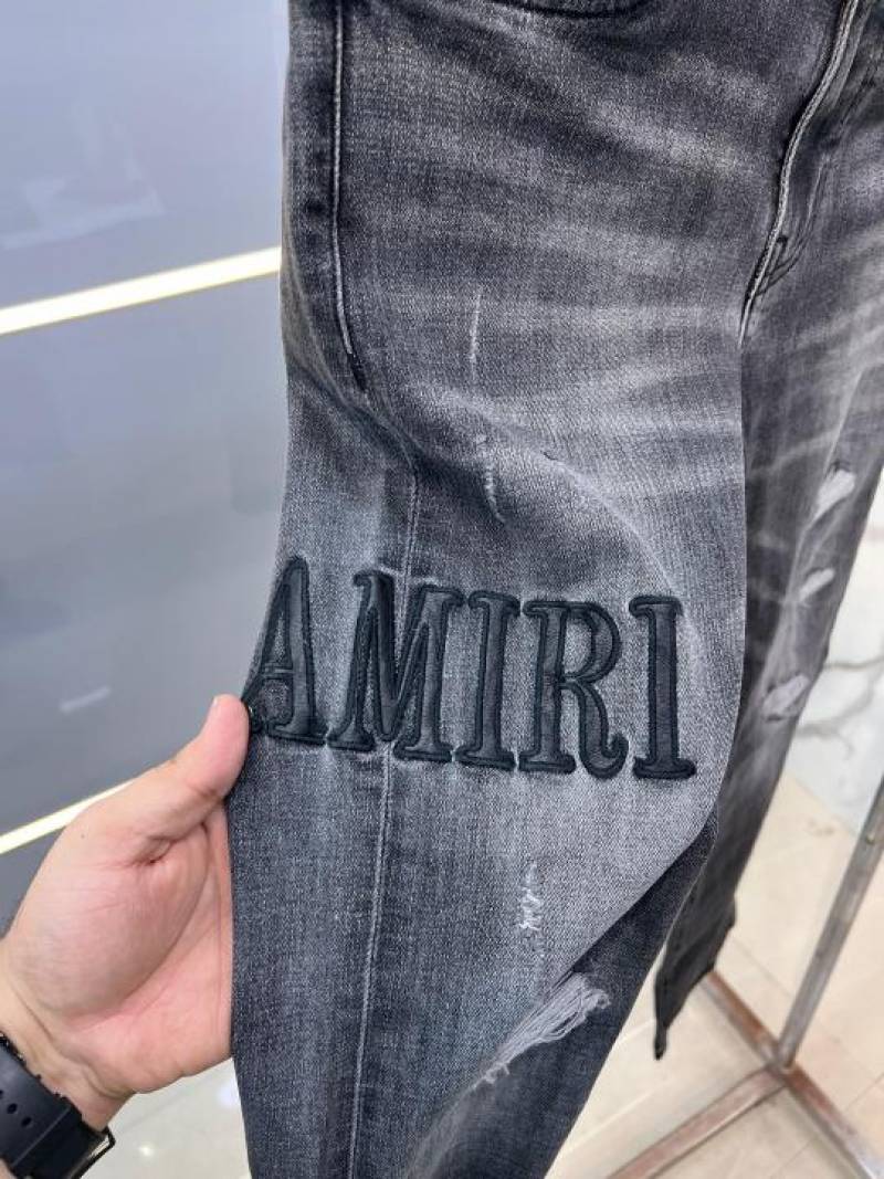 Ameeri Light Shade Premium Imported Boot Cut Denim with Embroidered Logo 2402