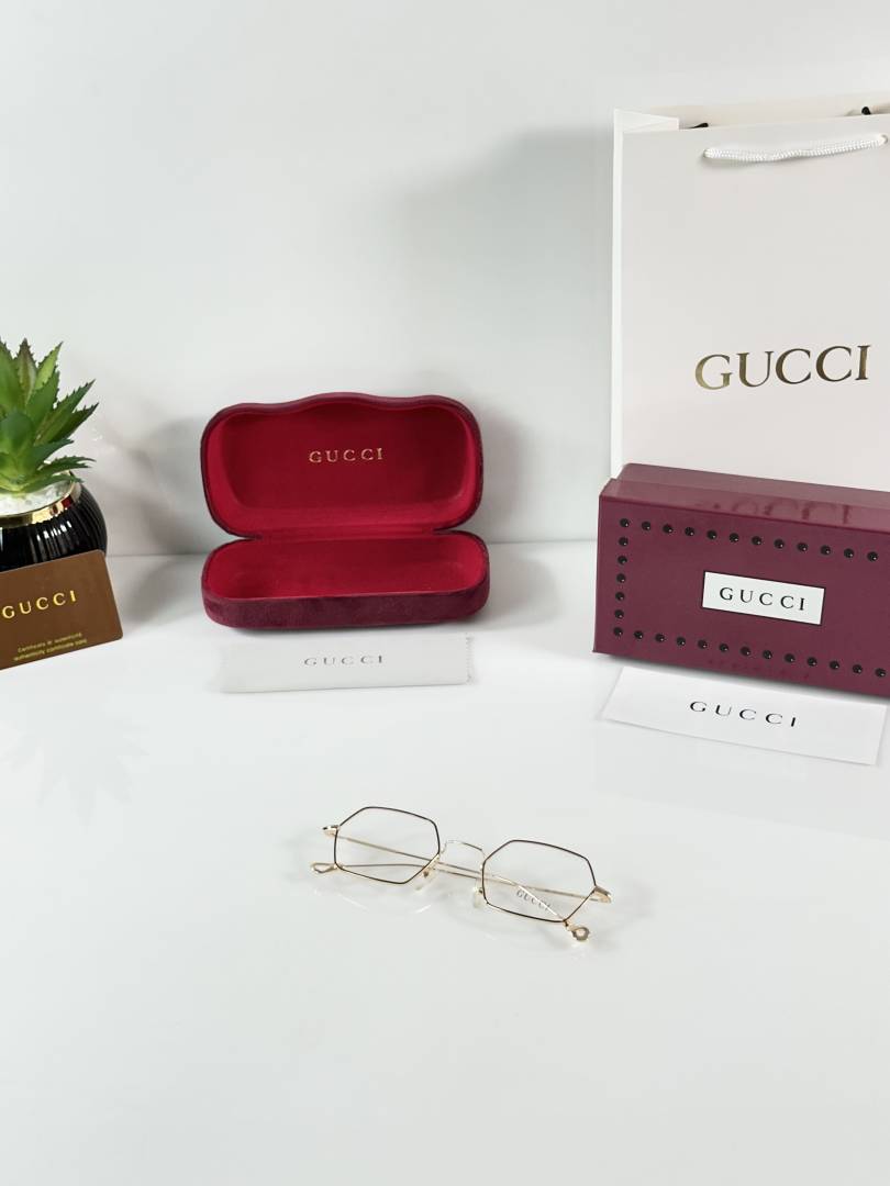 Gucc 307 Gold Frame