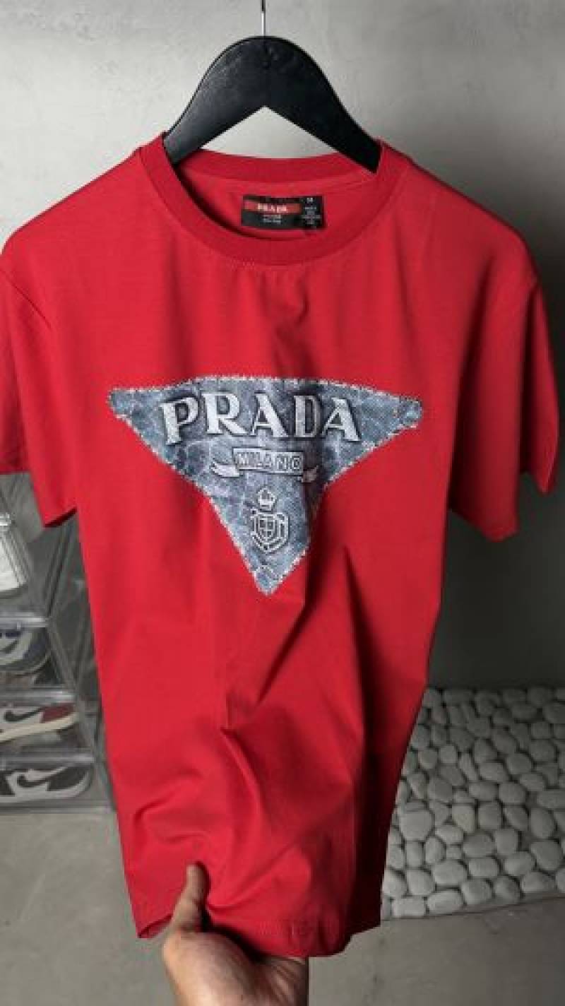 Prad_ Milano Logo T-Shirt 1182. Sale-offer VS1000