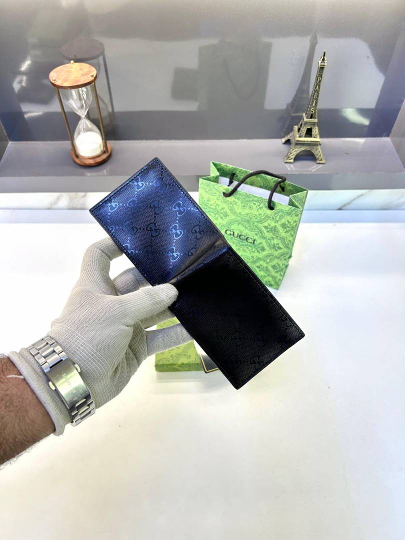 Guchi Black Wallet Premium Quality Fa 374