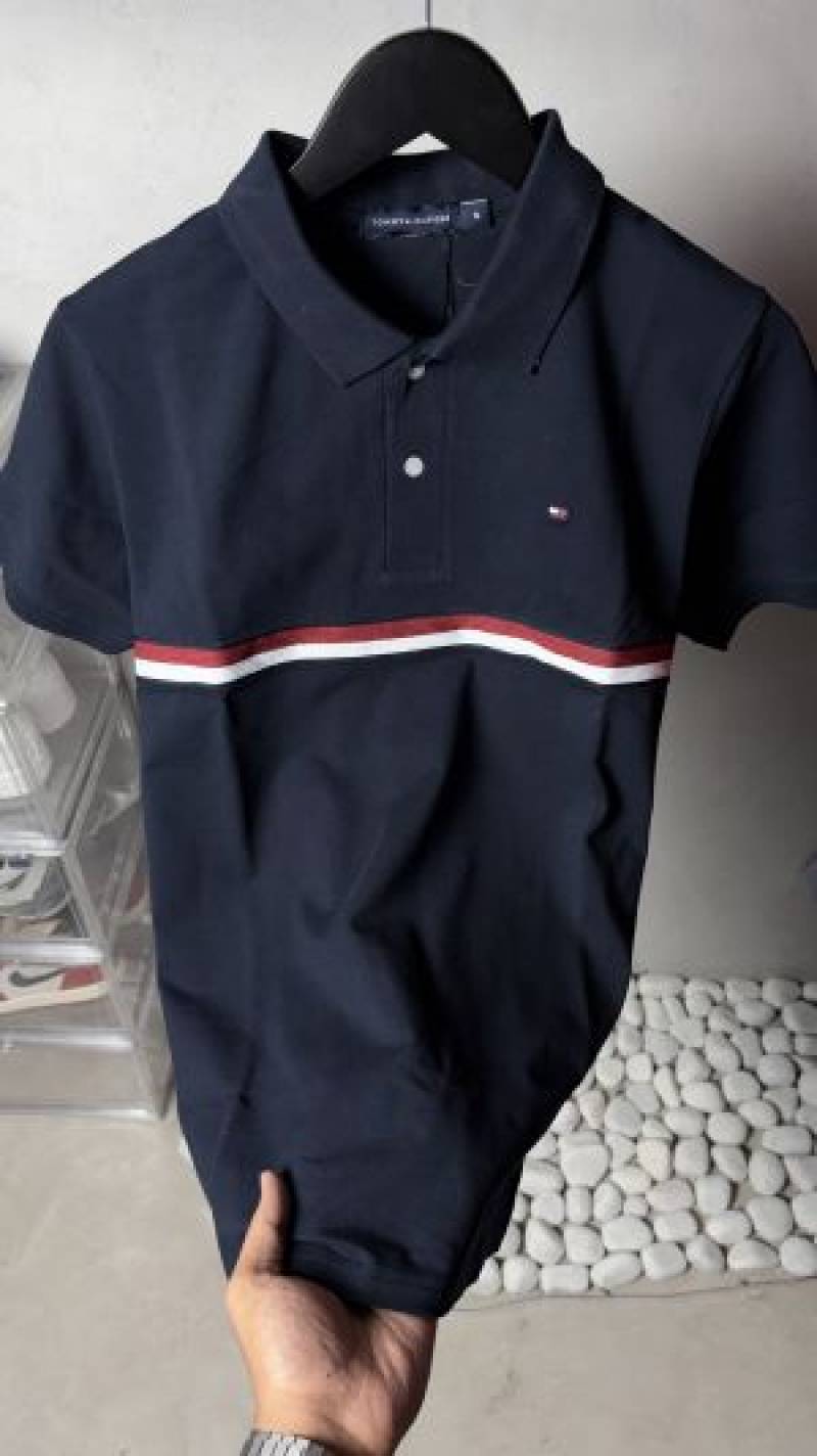 Tomm Hilfige-r Premium Polo T Shirt With OG Box 1267.   sale- offer. VS1000