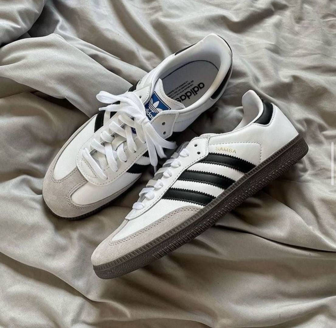 Adidaas samba white black Womens