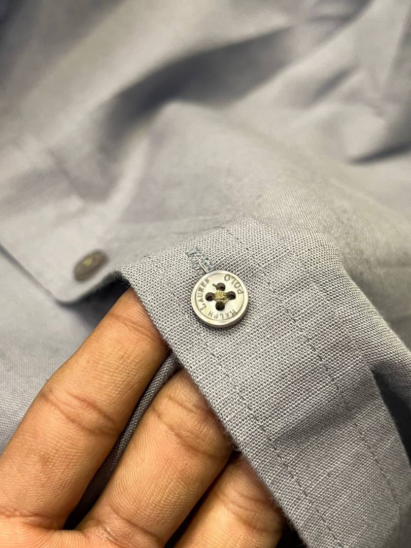 RALP- L-AUREN P-OLO IMPORTED STORE ARTICLE SHIRT leelan fabric