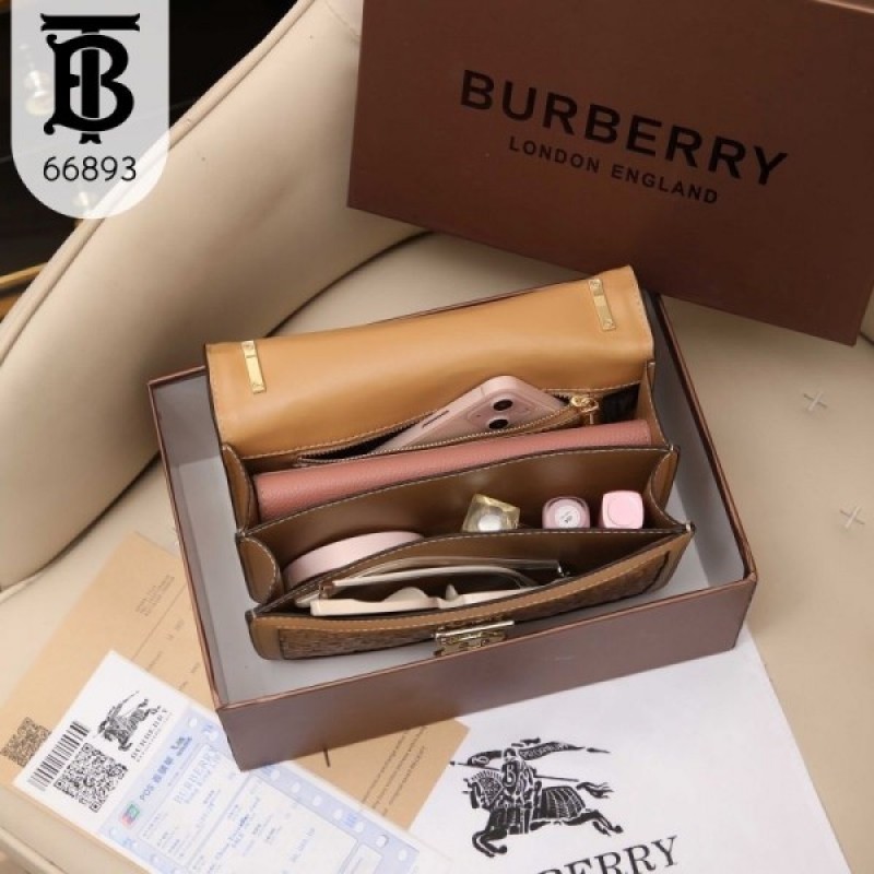 Burbery_TB_Monogram_Shoulder_Bag_With_OG_Box_&_Dust_Bag_(Khaki-789)