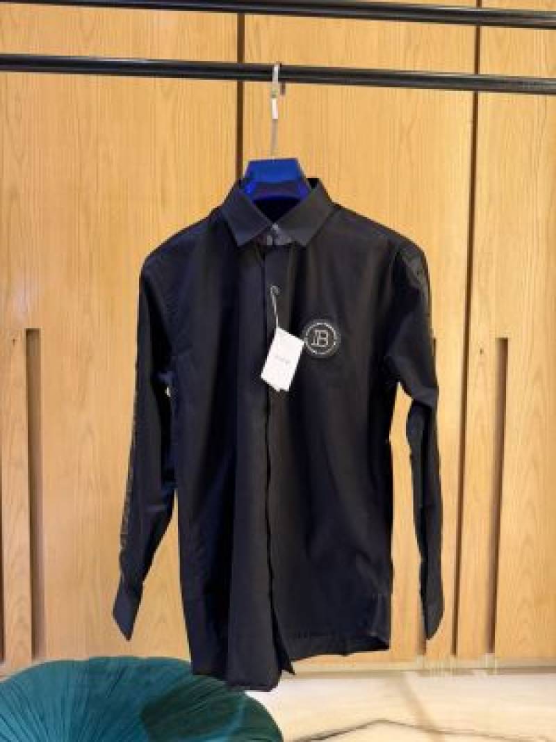 BALMAN IMPORTED STORE ARTICLE SHIRT BLACK