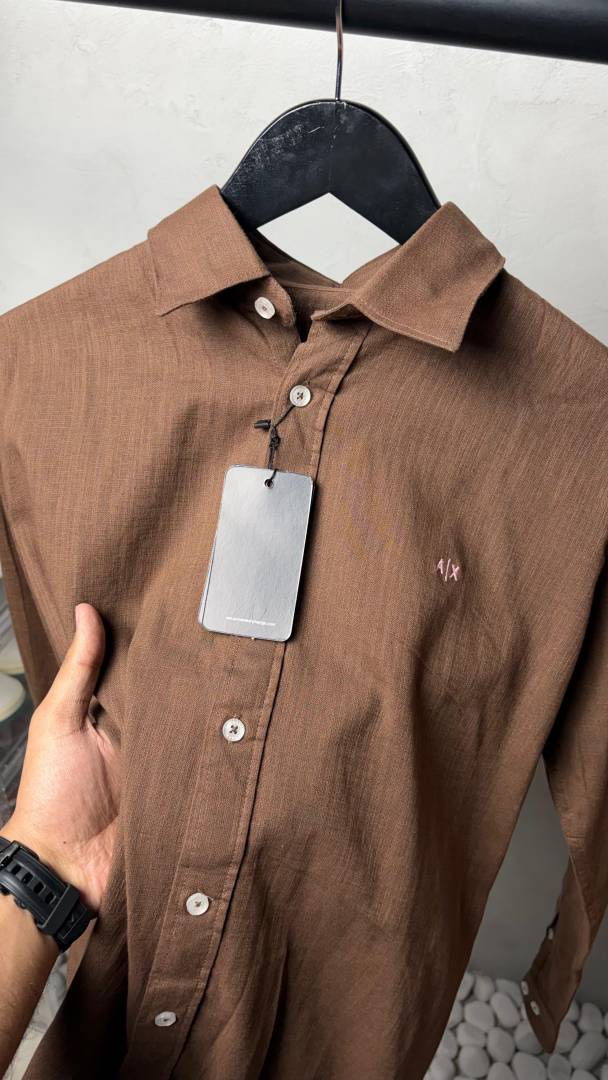 Armaani Exchang e Premium Linen Shirts 2429.Sale offer VS1000