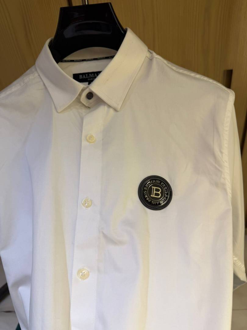 BALMAN IMPORTED STORE ARTICLE SHIRT WHITE