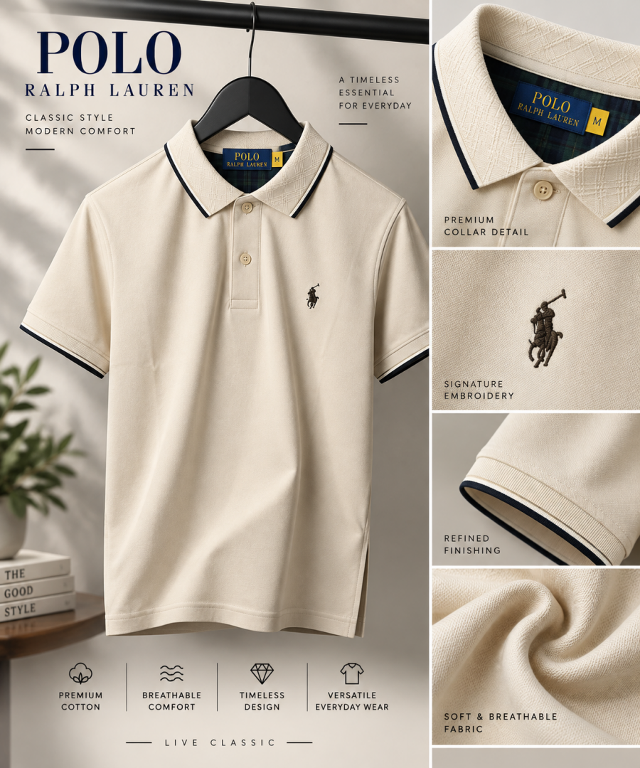 Ralp Laure_n Premium Polo T-Shirt with og box packaging 2153