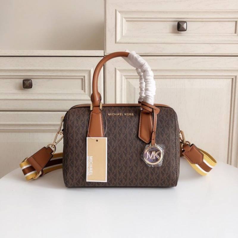 Michael Kors_MK Boston Sling Hand Bag With Dust Bag & Shoulder Strap (Brown - 319) video
