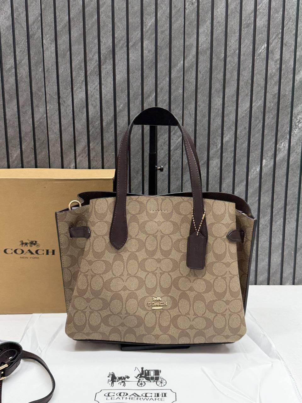 Coacch Hanna CarryAll Medium Satchel Bag With Original Box & DustCover
